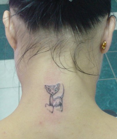 Фото, значение в магии татуировки " Кот. Кошка. Котенок. " X_17896e6e